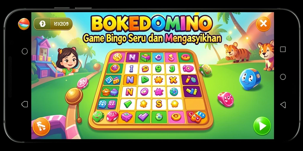 Screenshot gameplay BOKEDOMINO yang seru dan interaktif.