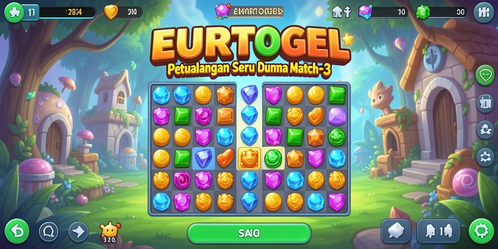 Tampilan gameplay seru dan menantang dalam Eurotogel.