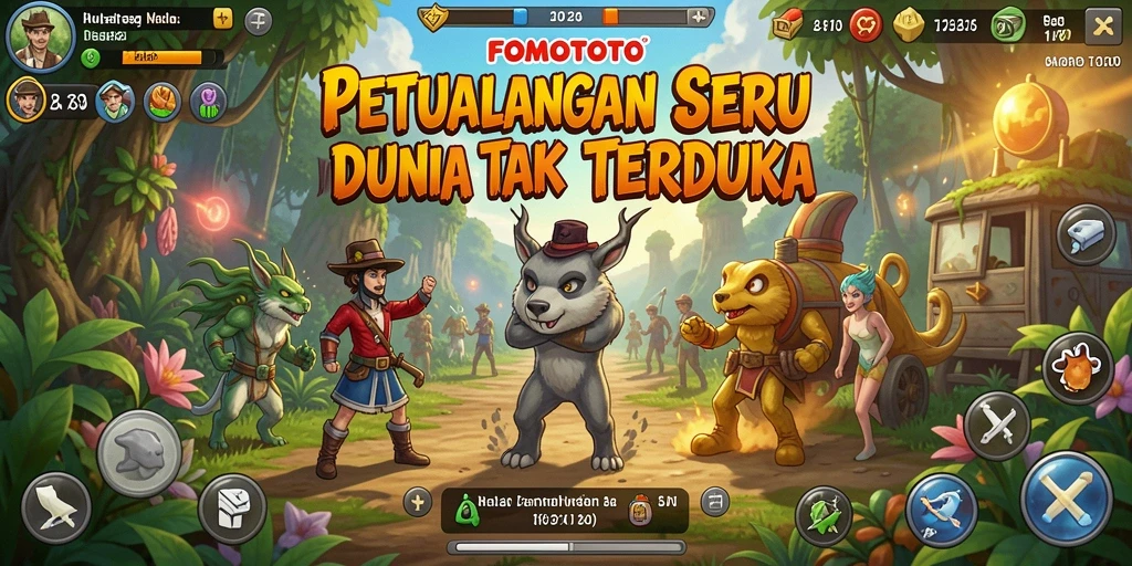 Gameplay seru di dunia penuh petualangan FOMOTOTO.