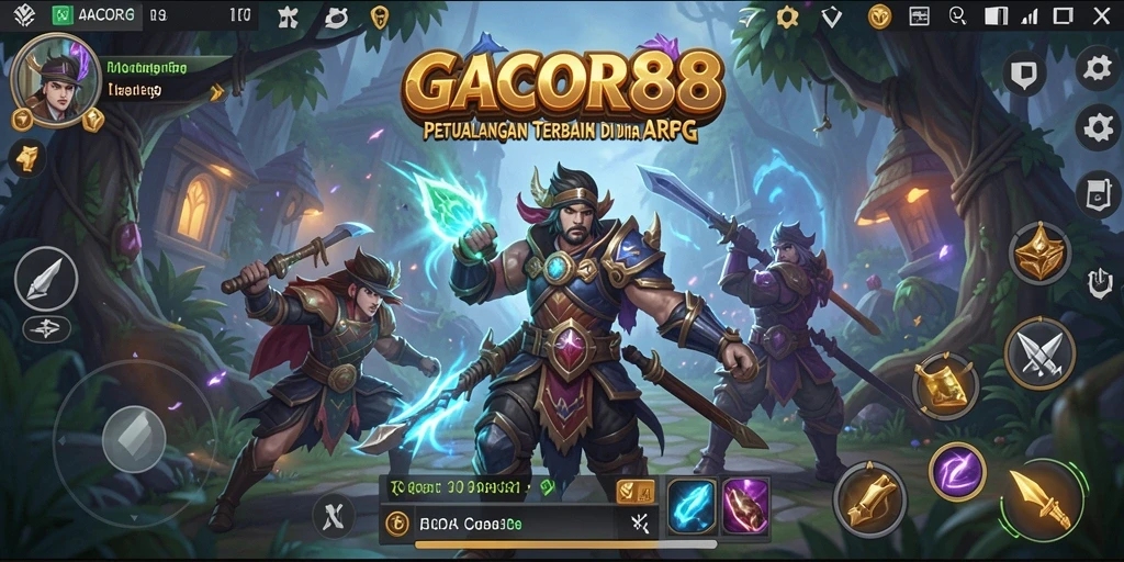 Screenshot gameplay GACOR88 dengan aksi seru di dunia ARPG.