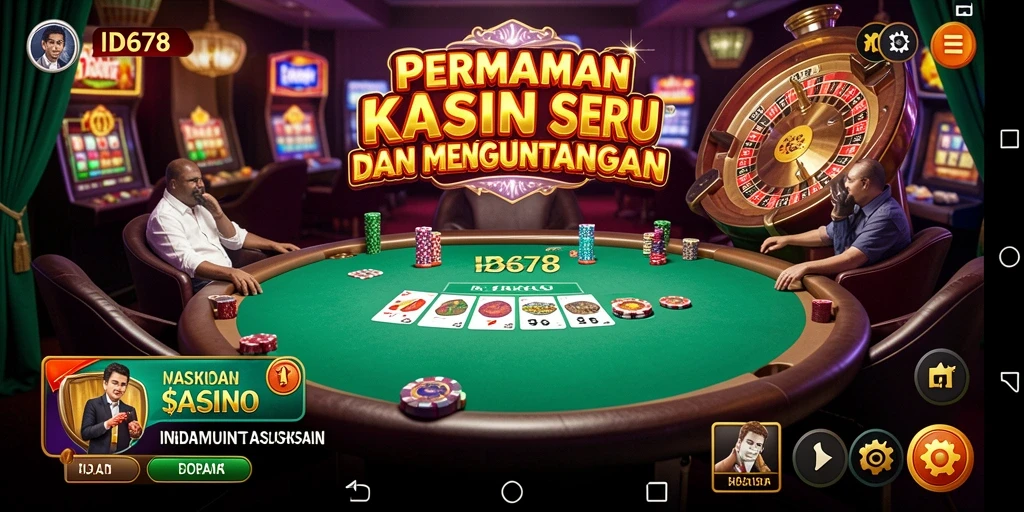 Tampilan menarik dari gameplay ID678 yang menawan.