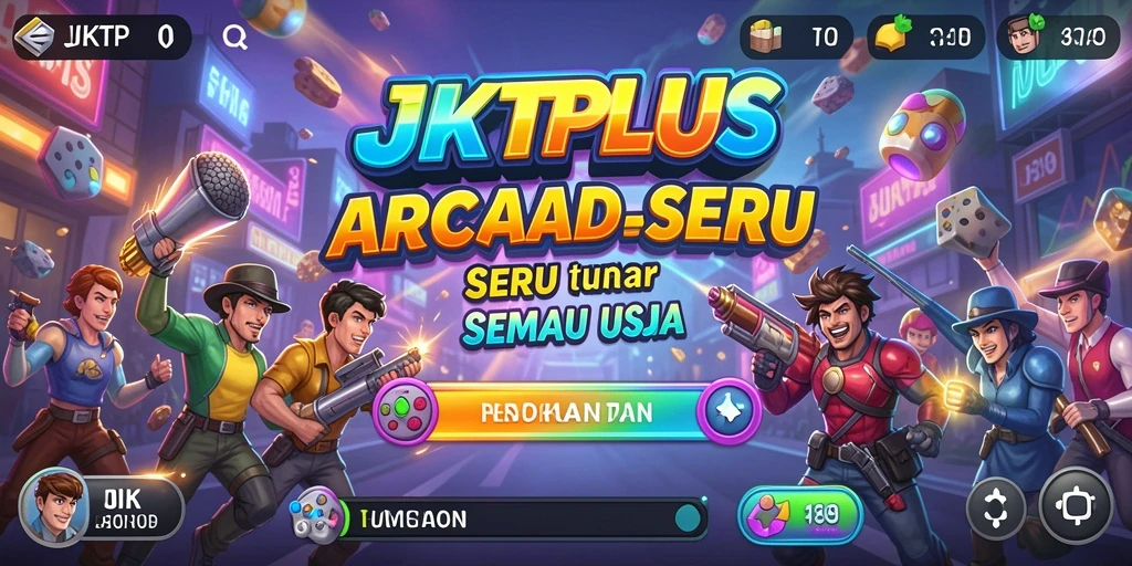 Tampilan gameplay seru dan grafis menarik dari JKTPLUS.