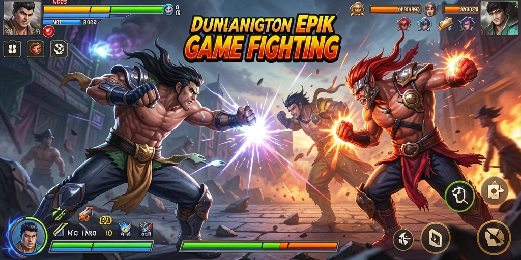 Tampilan gameplay MPO08 yang penuh aksi dan strategi pertarungan.