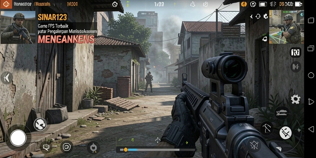Tangkapan layar gameplay SINAR123 menunjukkan aksi tembak-menembak yang mendebarkan.