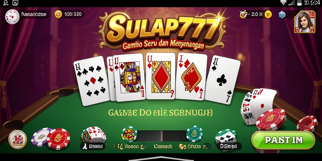 Tampilan screenshot SULAP777 menunjukkan gameplay domino yang menarik dan seru.
