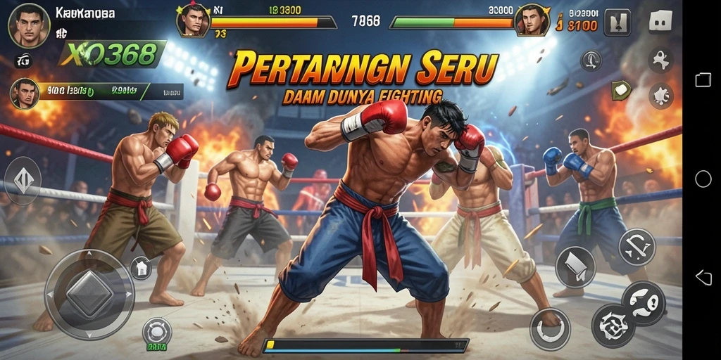 Gameplay seru dari XO368 dengan pertarungan yang intens.